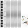 Produktbild: Magnettafel 6 Stück Magnettafeln Memotafel Selbstklebend Magnetleiste mit 20 ...