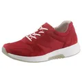 Produktbild: Gabor Rollingsoft Keilsneaker, Freizeitschuh, Halbschuh, Schnürschuh im sommerlichem Materialmix rot 40 EU