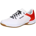 Produktbild: Kempa Kempa Unisex Handballschuhe Kourtfly Three Hallenschuh rot|weiß 45 EU