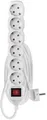 Produktbild: EMOS P1625R Steckdosenleiste, 6 Steckdosen, 5m, 1,5mm², Schalter, weiß (1922160502)