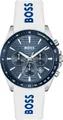 Produktbild: BOSS Chronograph STRIKE CHRONO 1514238, Quarzuhr, Armbanduhr, Herrenuhr, Silikonarmband, analog, Tag