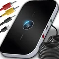 Produktbild: Bluetooth Sender Empfänger 2in1 Audio Transmitter Adapter Kabel Aux 3.5mm RCA Drahtloser Auto TV HiFi Lautsprecher Kopfhörer Low Latency Retoo