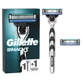 Produktbild: Gillette Mach3 Nassrasierer Herren, Rasierer + 2 Rasierklingen mit 3-fach Klinge, Geschenk Männer