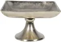 Produktbild: Lesli Living Dekoschale Deko Schale Brush silber 30x30x17cm Aluminium