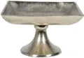 Produktbild: Deko Schale Tischschale Obstschale Brush Silber 30x30x17cm Aluminium