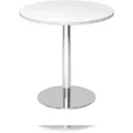 Produktbild: Hammerbacher-Besprechungstisch 80cm rund Weiß/Chrom-VSTF08/W/C