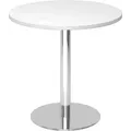 Produktbild: Hammerbacher Besprechungstisch STF08, rund, 80 x 74,5cm (ØxH), weiß / chrom