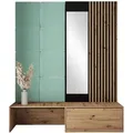 Produktbild: Mirjan24 Garderobe, Hellgrün, Holzwerkstoff, 172x205x42 cm, Garderobe, Garderoben-Sets & Serien, Garderoben-Sets