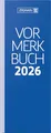 Produktbild: BRUNNEN Vormerkbuch Mod. 784 2026 | 108×297 mm, Papier, blau
