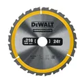 Produktbild: Dewalt Construction Bau-Kreissägeblatt DT1952 (für Stationärsägen, Sägeblatt-ø: 216/30 mm, Schnittbreite: 2,6 mm, 24 Zähne, Zahngeometrie: Wechselzahn, Zahnwinkel: -5°) 1 Stück