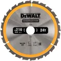 Produktbild: DeWalt Kreissägeblatt d=216x30mm mit 24 Wechselzähnen