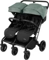Produktbild: BabyGo Zwillingsbuggy Zwillingskinderwagen GOTwice, mit drei schwenkbaren Vorderrädern
