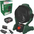 Produktbild: Bosch UniversalFan Akku-Tischventilator 06039E1001, inkl. 1 x Akku PBA 18V 2.0Ah und Ladegerät AL 18V-20