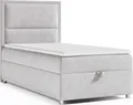 Produktbild: Best for Home Boxspringbett mit Bettkasten Trinity K11-SINGLE 70x200 Bonellfederkern inkl. Topper - Silber