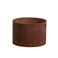 Produktbild: ESTEXO Pflanzring Hochbeet Rost Edelrost Pflanzgefäß Pflanzkübel Metallring Kräuterbeet Stahlring Stahl Ring (40 cm)