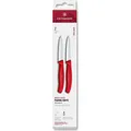 Produktbild: Victorinox Swiss Classic, Gemüsemesser, 2tlg, 8cm, gerade, mittelspitz,rot,box (8 cm) (6.7601.2C1)