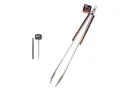 Produktbild: BlueCraft Grillbesteck-Set, 56 cm BBQ XXL Grillzange + Weber Digital Thermometer Basic 8304, 6492