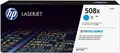 Produktbild: HP Toner CF361X (508X) - Cyan - Kapazität: 9.500 Seiten (CF361X)