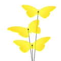 Produktbild: SUNPLAY Sonnenfänger Ø10cm 3er-Set Suncatcher Gartenstecker Schmetterlinge GELB