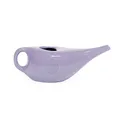 Produktbild: Bodhi NETI POT Nasenspülkännchen| Keramik Neti Kännchen mit Mandala (silber) | Kanne für Nasenspülung | Nasendusche | Nethi Pot - Nethi Topf