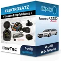 Produktbild: TOWTEC E-Satz 7polig fahrzeugspezifisch passend für Audi A6 Avant NEU