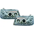 Produktbild: Diederichs AE Scheinwerfer Set Peugeot 205, 90-> chrom Angel Eyes