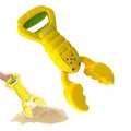 Produktbild: alldoro 60178 Sandgreifer Hummer gelb, Robustes Sandspielzeug für Kinder, Sandkasten-Krabbe, leicht & einhändig bedienbar, 34 cm