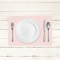 Produktbild: Sovie HORECA Tischset in Hellrosa aus Linclass Airlaid, 40 x 30cm, 100 Stück, ideal für zarte, romantische Tischdekoration, Hochzeit, Babyshower, Frühstück, Platzdeckchen Platzset Platzmatten
