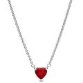 Produktbild: PANDORA Schmuck Damen-Halskette Silber 925 Collier Funkelndes Herz 392542C01-45