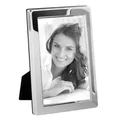 Produktbild: Fink versilberter Bilderrahmen 9x13 cm Fotorahmen glänzend glatte Leiste