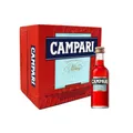 Produktbild: Campari Bitter Aperitif Miniaturen – Der italienische Aperitif Klassiker im Mini Format – Perfekte Basis für Cocktails und Welcome Drinks – Für spontane Anlässe und Dinner – 25 x 50 ml
