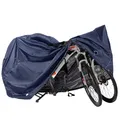 Produktbild: Fahrradabdeckung XL Navy - Wetterfeste Fahrradgarage - 210D Polyester