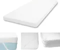 Produktbild: 10cm Kaltschaum-Matratzentopper HWC-E63, Topper Matratzenauflage Matratzenschoner  90x200cm