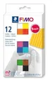 Produktbild: STAEDTLER Fimo Modelliermasse Soft Mehrfarbig - Knetmasse - Gemischte Farben - Erwachsene - 12 Stück(e) - 110 °C - 30 min