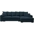 Produktbild: Kaiser Möbel Ecksofa, Blau, Holz, L-Form, 285x155 cm, Wohnzimmer, Sofas & Couches, Wohnlandschaften, Ecksofas