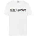 Produktbild: Diesel T-Just-SV Only The Brave Logo Weißes T-Shirt