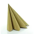 Produktbild: Sovie HOME Serviette Gold aus Linclass® Airlaid 40 x 40 cm, 12 Stück Unifarben Basic Neutral
