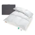 Produktbild: Extra warme 100% Winter Daunendecke sibirische Daunen 135x200 1200g