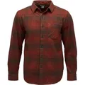 Produktbild: M Project Flannel, 9719 Basalt-Iron Red Plaid, S, Herren - Black Diamond - Rot - S