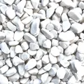 Produktbild: Marbles 7-15mm. 1kg. Weiße Steine, Dekosteine, Marmor, Marmorkies gerundet WEISS