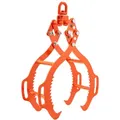Produktbild: VEVOR Profi Forstzange 710-812 mm, Hebezange mit 4 Krallen, drehbare Holzzange aus Stahl, Tragfähigkeit 1000 kg, gezahntes Klauendesign, Holzgreifer, Schleppzange, Hakenzange für Traktoren, Karren
