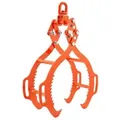 Produktbild: VEVOR Profi Forstzange 710-812 mm, Hebezange mit 4 Krallen, drehbare Holzzange aus Stahl, Tragfähigkeit 1000 kg, gezahntes Klauendesign