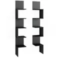 Produktbild: Vicco Eckregal, Schwarz, Holzwerkstoff, 5 Fächer, Rechteckig, 28x175.4x28 cm, Wohnzimmer, Regale, Eckregale