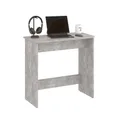 Produktbild: KOMTO Kleiner Schreibtisch Concrete – Computertisch, PC Tisch für Büro, Schmaler Arbeitstisch, Büro Tisch | Small Desk Zipp 79,5 x 39 x 75,5 cm