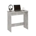 Produktbild: KOMTO Kleiner Schreibtisch Beton – Computertisch, PC Tisch für Büro, Schmaler Arbeitstisch, Büro Tisch | Small Desk Zipp 79,5 x 39 x 75,5 cm