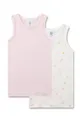 Produktbild: Sanetta Mädchen-Unterhemd (Doppelpack) Off-White | Hochwertiges und nachhaltiges Unterhemd für Mädchen aus Baumwolle. Inhalt: 2er Set Unterwäsche für Mädchen