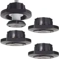 Produktbild: SOTECH 4 Stück Höhenversteller Ø30mm Topfbohrung Tragkraft 175 kg Schwarz