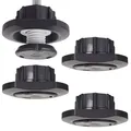 Produktbild: SOTECH Höhenversteller für Topfbohrung Ø 30 mm schwarz – Sockelhöhenversteller (4 Stück)