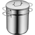 Produktbild: WMF Mini Nudeltopf mit Metalldeckel und Einsatz klein 18 cm, 3l, Pastatopf Cromargan Edelstahl poliert, Induktion, stapelbar, ideal für kleine Portionen oder Singlehaushalte