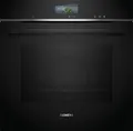 Produktbild: Siemens Einbau-Dampfbackofen HS736G3B1 iQ700 | 71 l | 21 Heizarten | Home Connect | Hydrolyse | A+ | Schwarz/Edelstahl, A+ (Spektrum: A+++ bis D)
